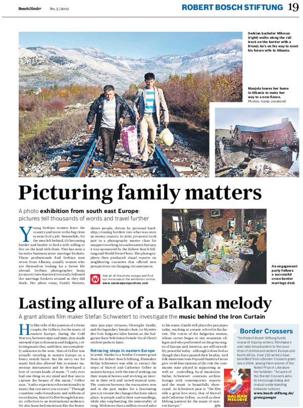 Bosch Publication Foundation News in Bosch Zünder 5/2012