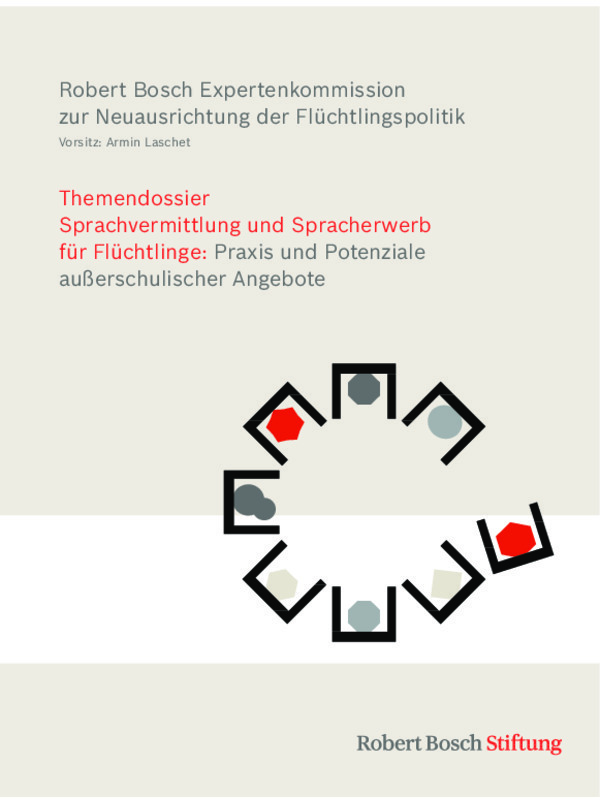 Bosch Publication Themendossier Sprachvermittlung und Spracherwerb für Flüchtlinge