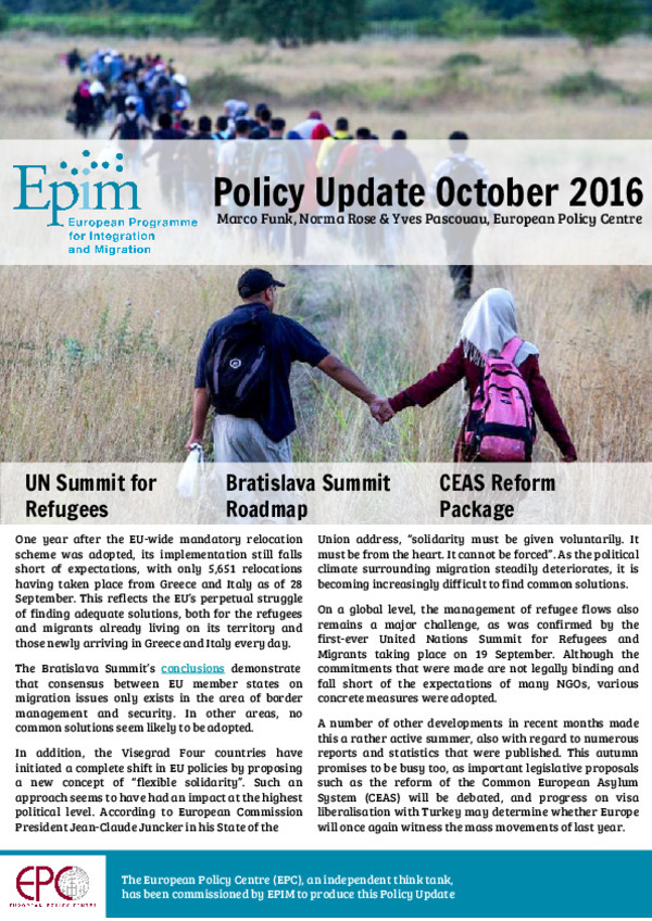 Bosch Publication EPIM Policy Update October 2016