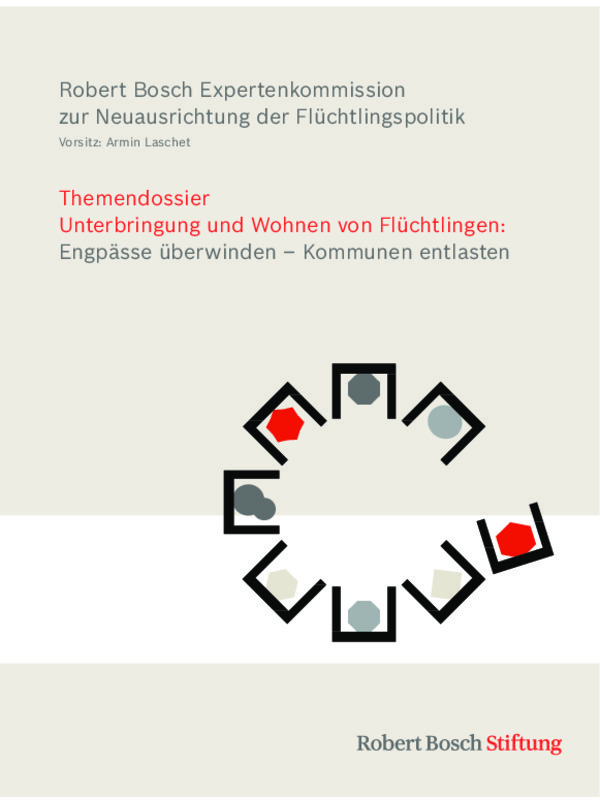Bosch Publication Unterbringung und Wohnen von Flüchtlingen