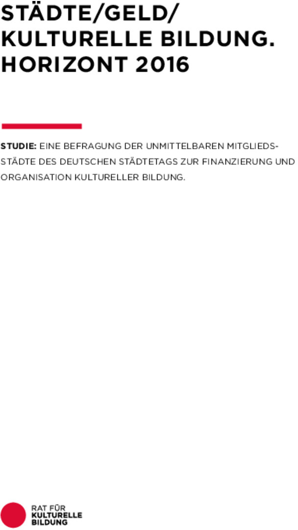 Bosch Publication Cities/Money/Cultural Education. Perspective 2016
