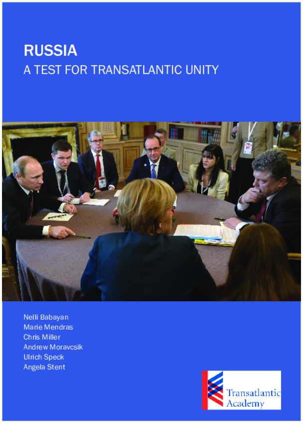Bosch Publication Russia: A Test for Transatlantic Unity