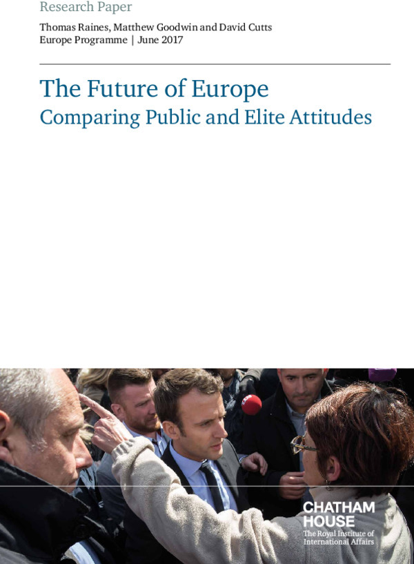Bosch Publication The Future of Europe Comparing Public and Elite Attitudes