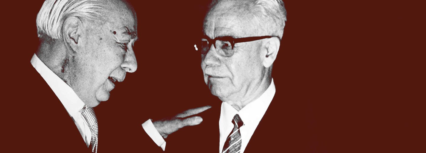 Theodor Heuss und Hans Walz