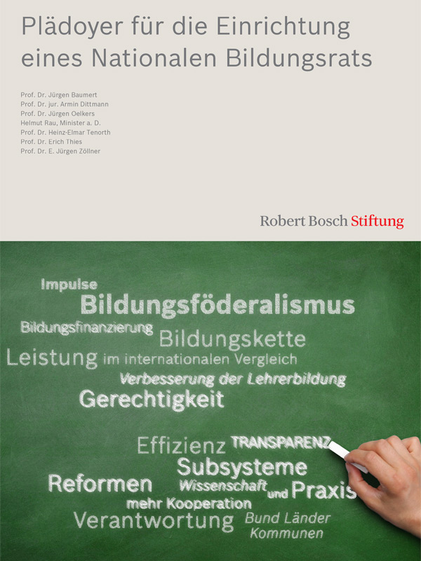 Bosch Publication Plädoyer für die Einrichtung eines Nationalen Bildungsrats