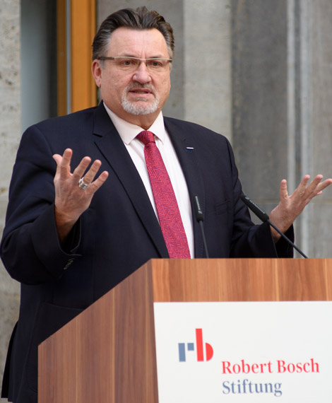 Franz Wagner am Rednerpult