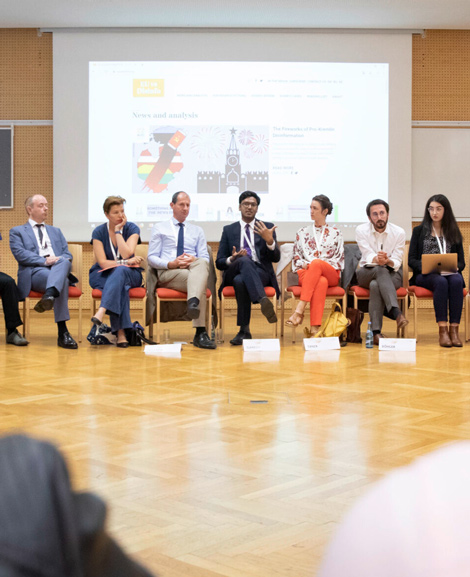 Aufnahme während der Veranstaltung „Re:Think Alliances“ des Europäischen Forums Alpbach 2019