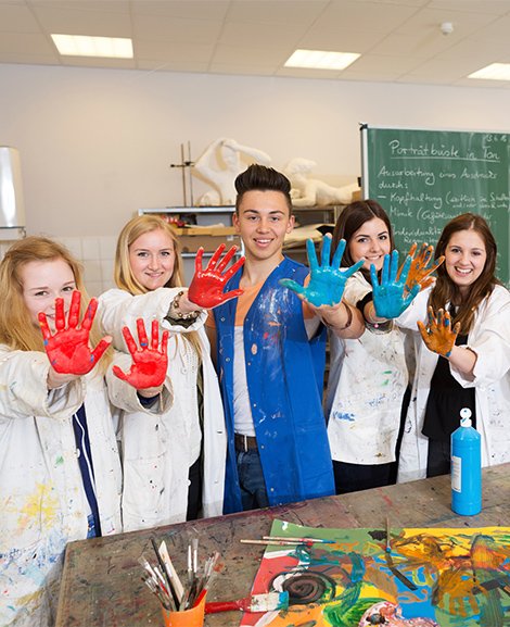 Schüler im Klassenzimmer