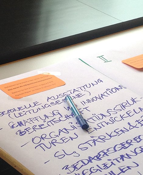 Entwicklungsnetzwerk zur Unterstützung für Schule in kritischer Lage Key Visual