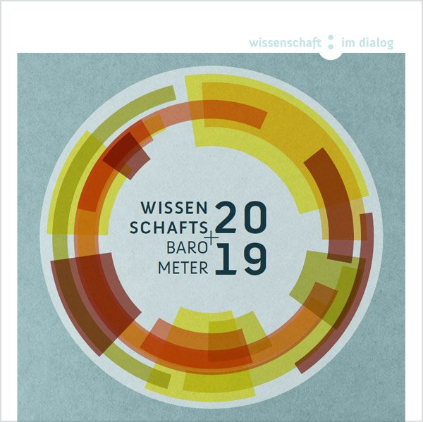 Cover Wissenschaftsbarometer 2019