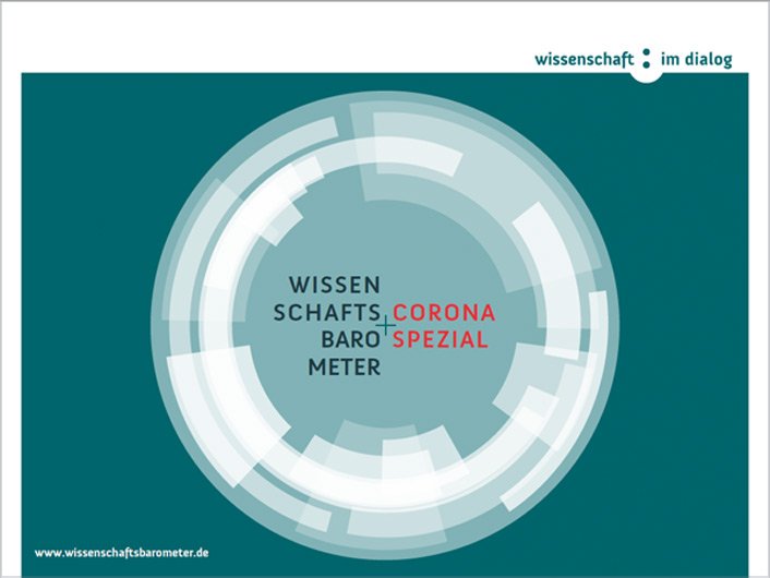 Cover Wissenschaftsbarometer Corona Spezial