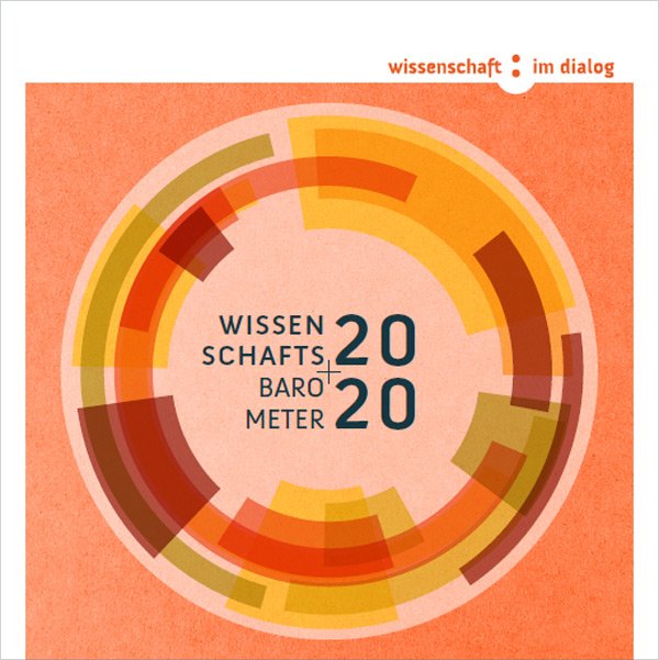 Cover des Wissenschaftsbarometers 2020