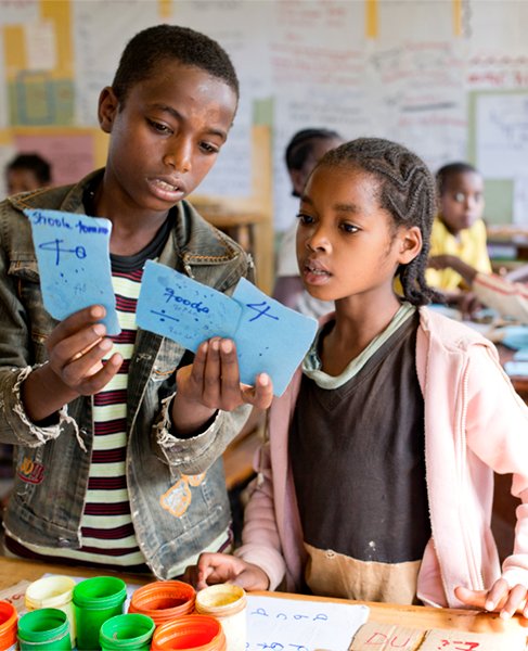 Schulkinder in Ethiopien