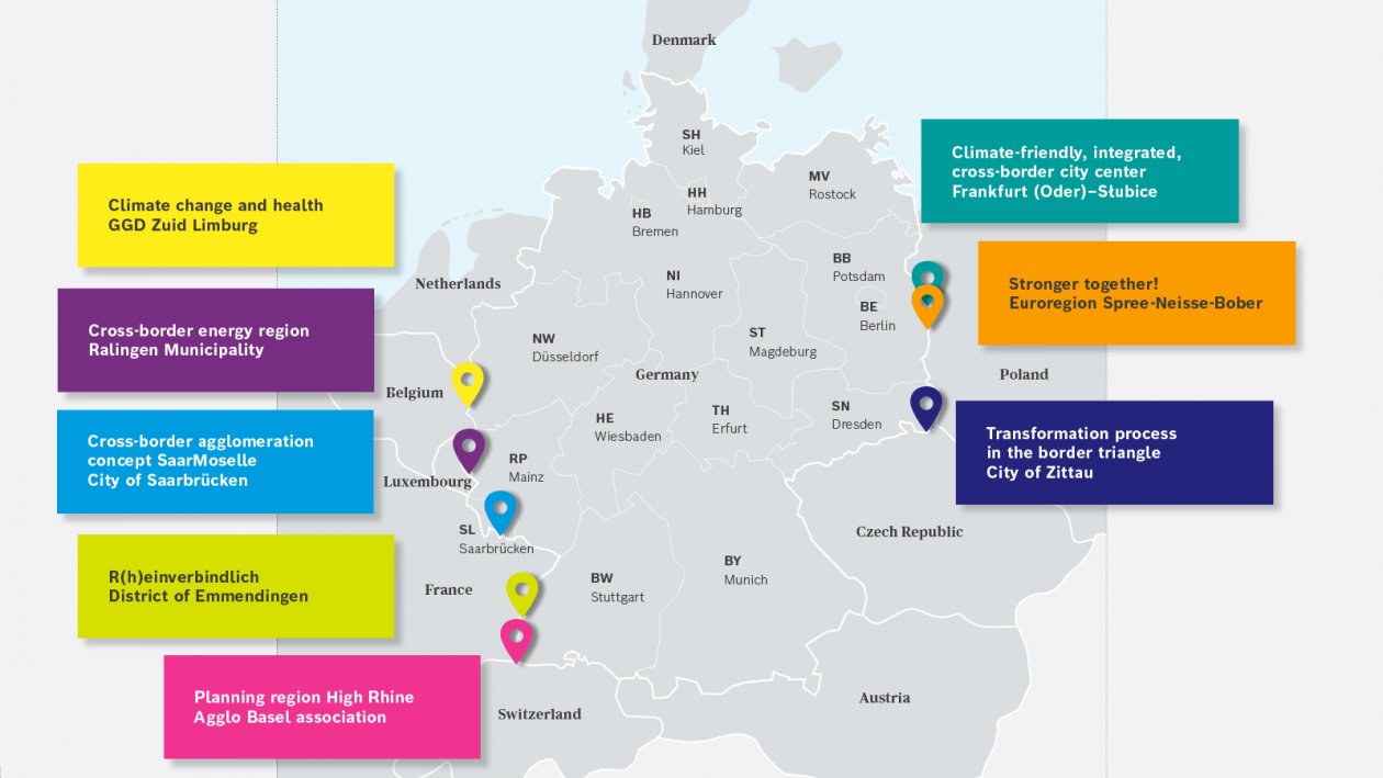 Karte Common Ground Regionen