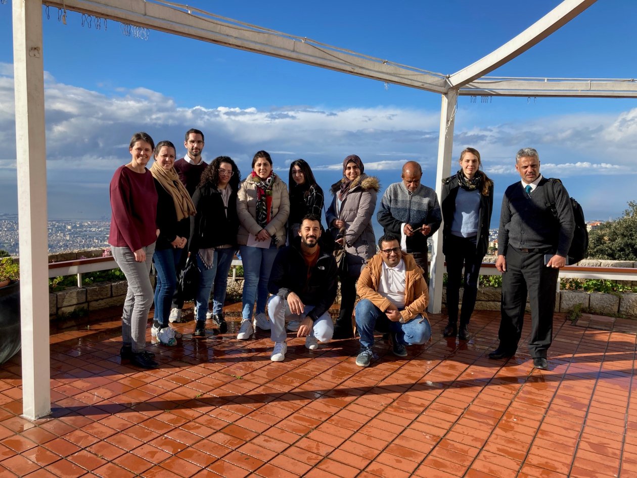 In January 2023, the supported project teams met again, this time in Beirut.