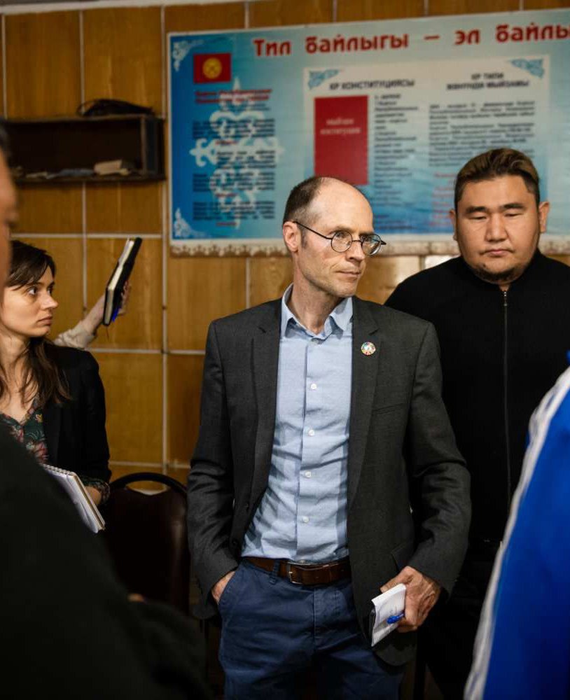 Oliver de Schutter Kyrgyzstan visit 2022