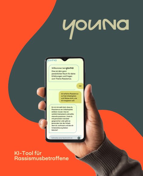 Hand, die ein Mobiltelefon hält