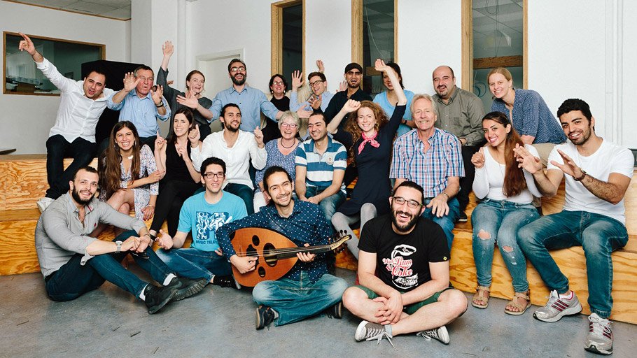 Gruppenbild bei SINGA Deutschland