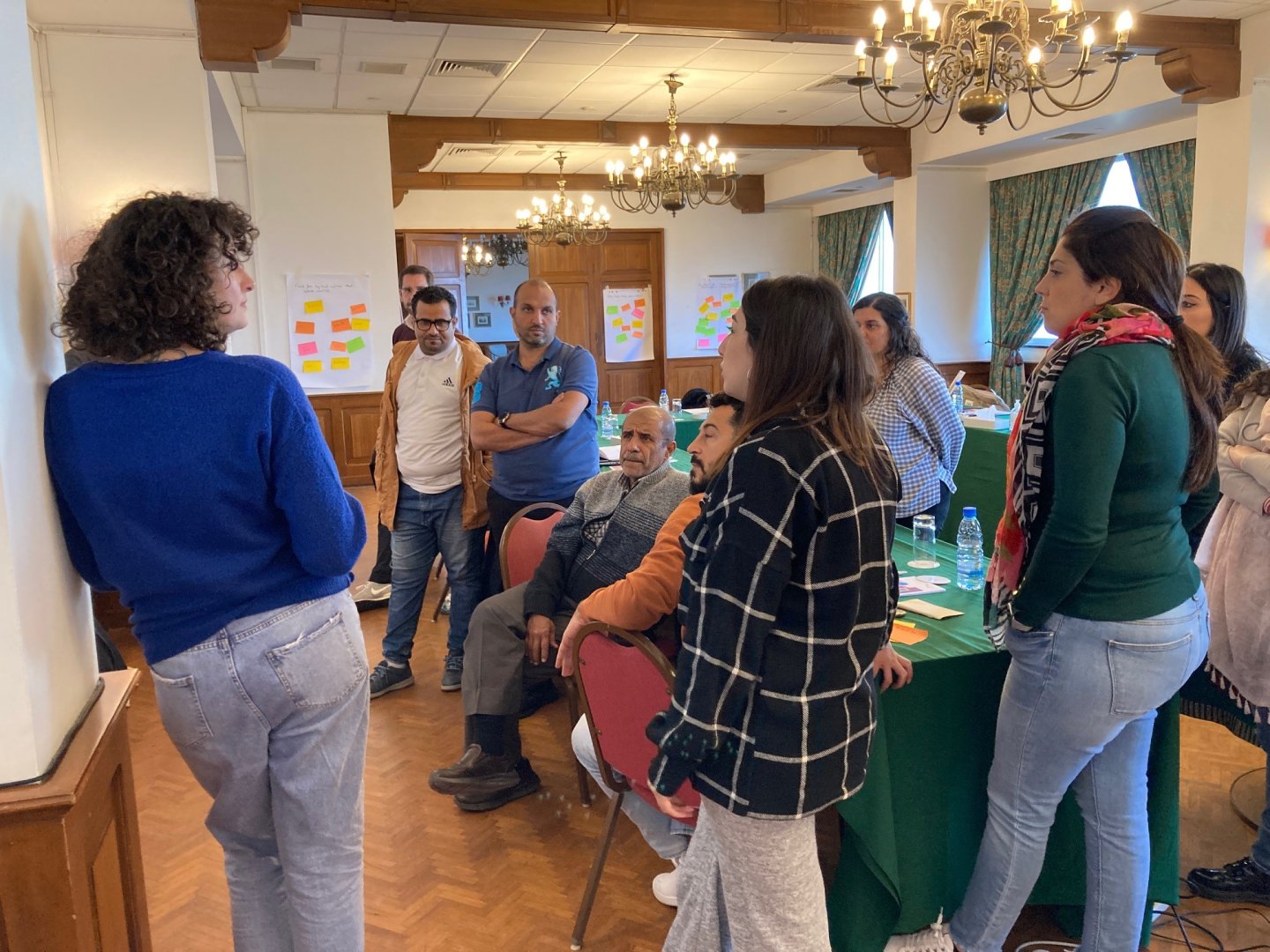The workshop created a space for intense discussions and collegial advice.
