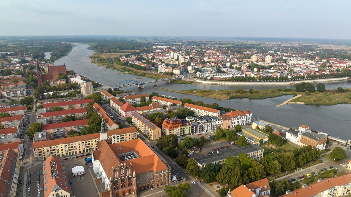 Stadt von oben