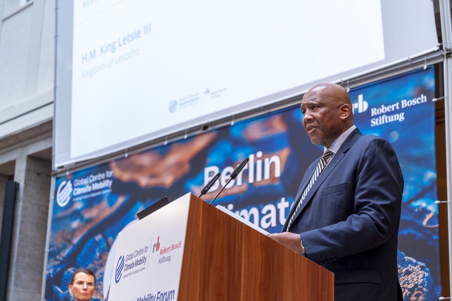 King Letsie III. von Lesotho beim BCMF 2025