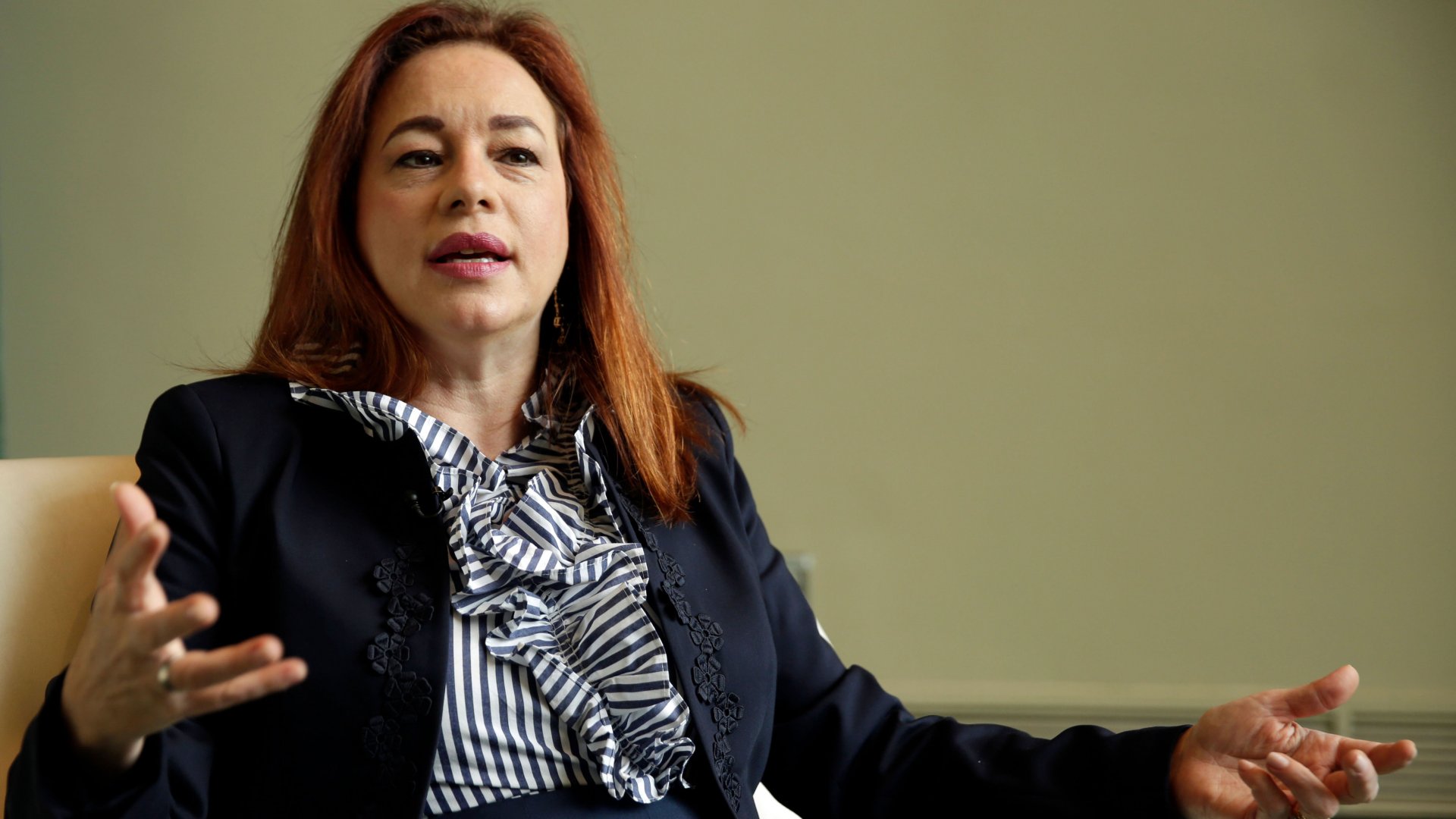 Maria Espinosa im Gespräch