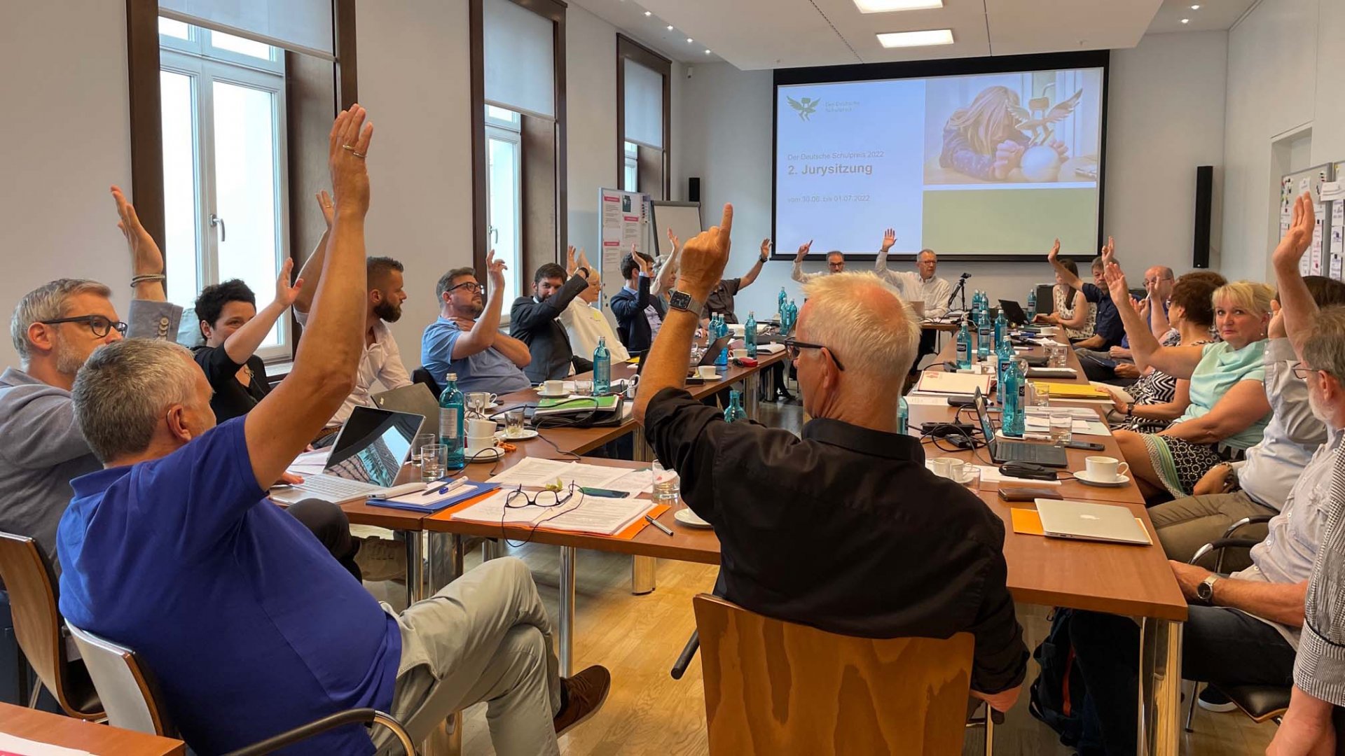 Die Jury stimmt ab