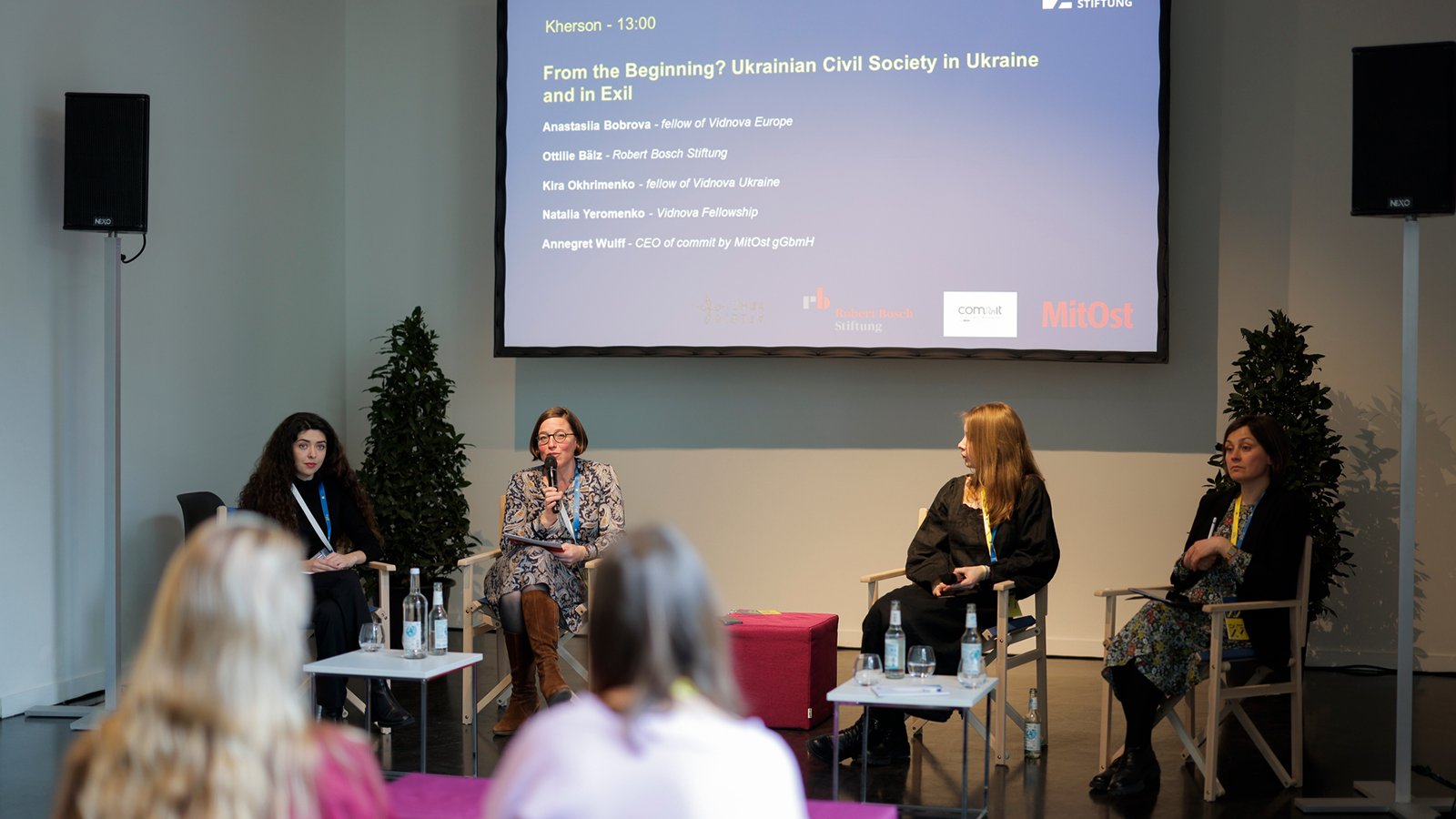 Panel discussion with Annegret Wulff, Nata Yeromenko, Kira Okhrimenko and Ottilie Bälz