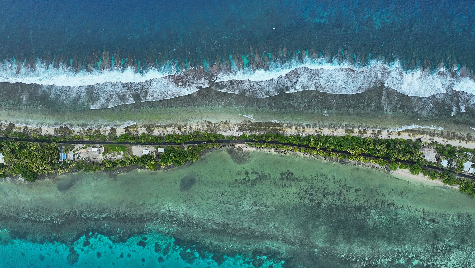 Tuvalu im Pazifischen Ozean