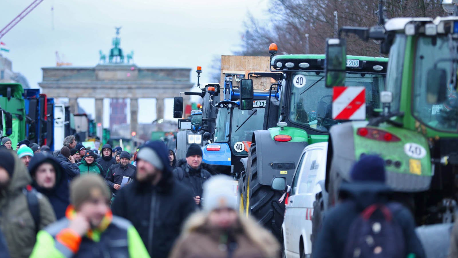 Farmers' protest in Berlin on 15.1.24