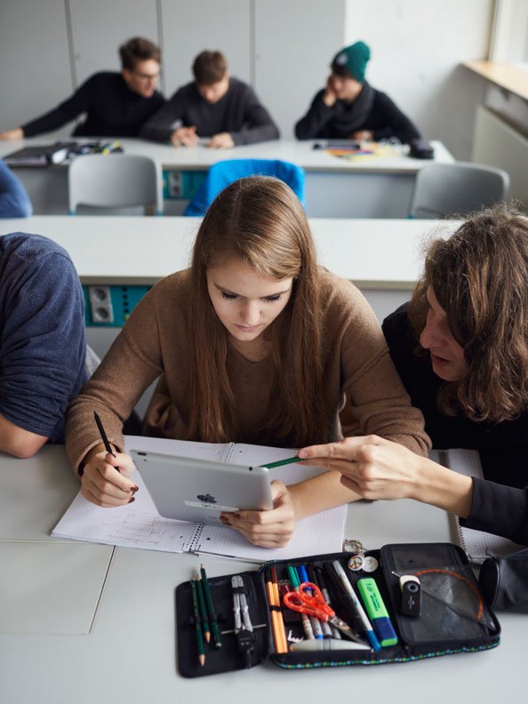 Schüler im Physikunterricht