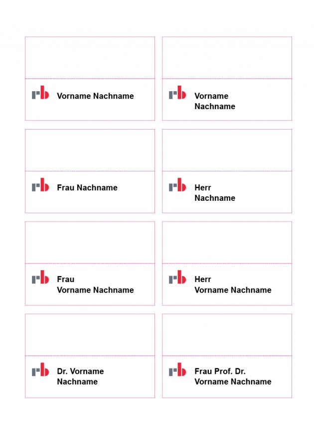 Tischkarte