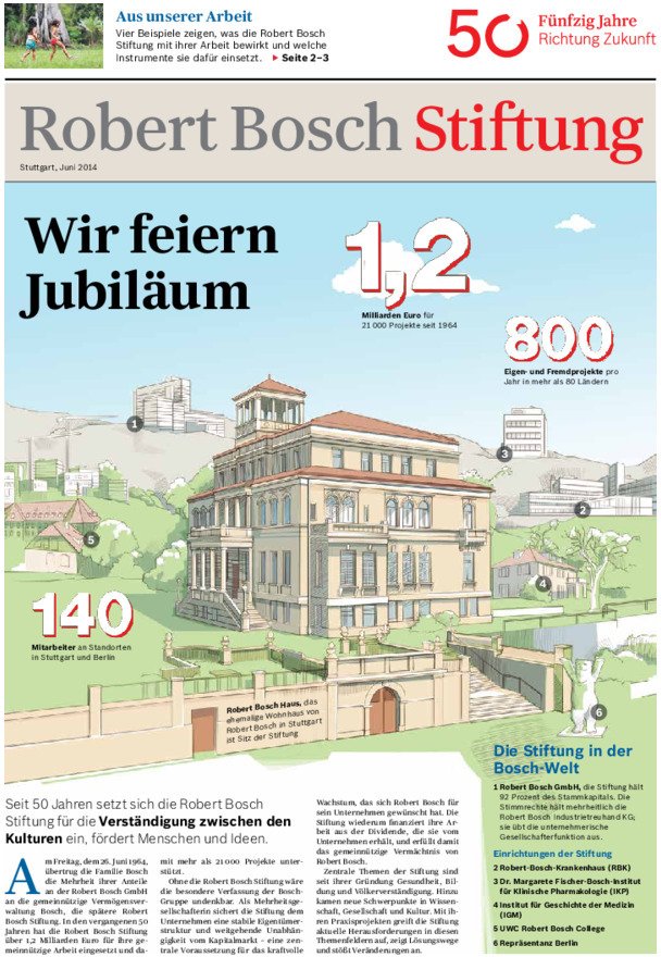 50 Jahre Robert Bosch Stiftung Robert Bosch Stiftung
