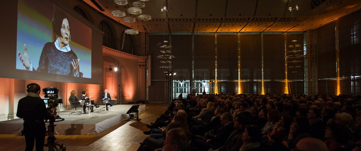 Herta Müller beim Stuttgarter Gespräch